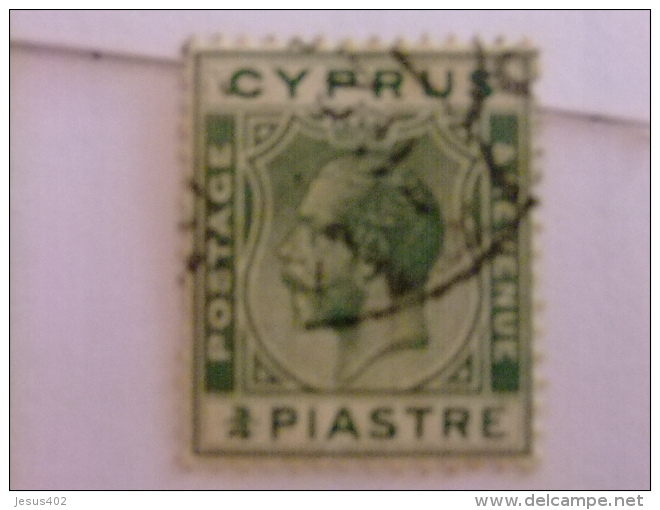 CHYPRE CYPRUS 1924 - 28 King George V Yvert & Tellier Nº 87 º FU - Cyprus (...-1960)