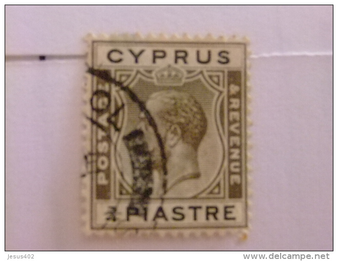 CHYPRE CYPRUS 1924 - 28 King George V Yvert & Tellier Nº 88 º FU - Cyprus (...-1960)