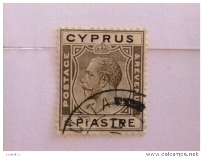 CHYPRE CYPRUS 1924 - 28 King George V Yvert & Tellier Nº 88 º FU - Cyprus (...-1960)