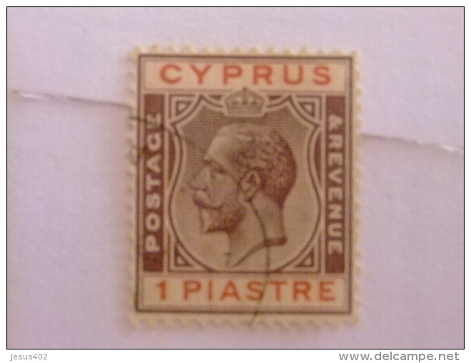 CHYPRE CYPRUS 1924 - 28 King George V Yvert & Tellier Nº 89 º FU - Cyprus (...-1960)