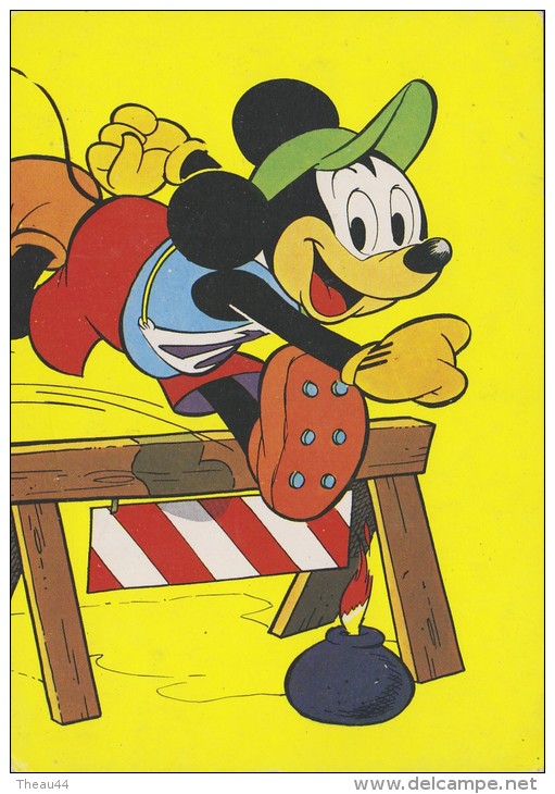 &curren;&curren;  WALT DISNEY   -   MICKEY  Sautant Une Haie   &curren;&curren; - Autres & Non Classés