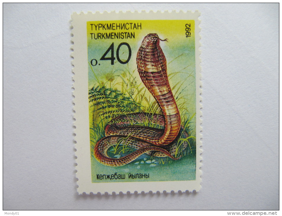 2-3116 Nouvelle République Ex URSS Independance Snake Serpent Cobra Desert - Serpents