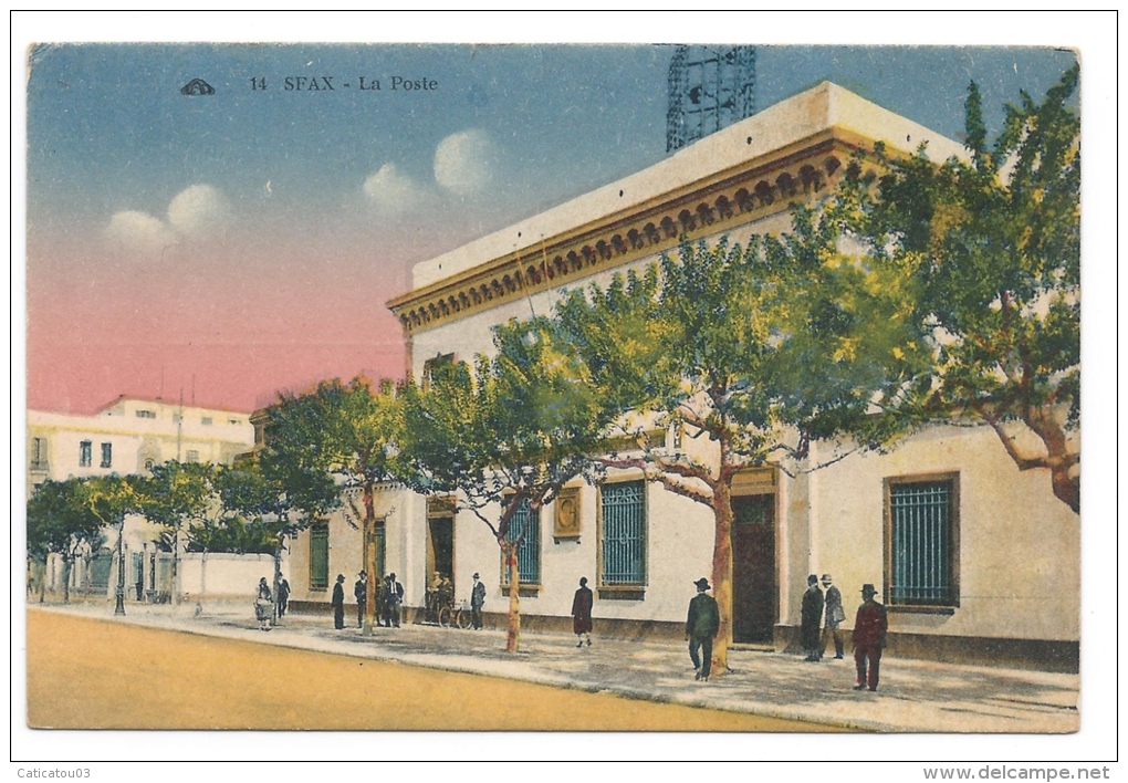 SFAX (Tunisie) - La Poste - Animée - C.A.P N°14 - Tunisie