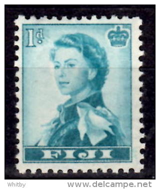 Fiji 1954 1d Queen Elizabeth II Issue #148 - Fiji (...-1970)