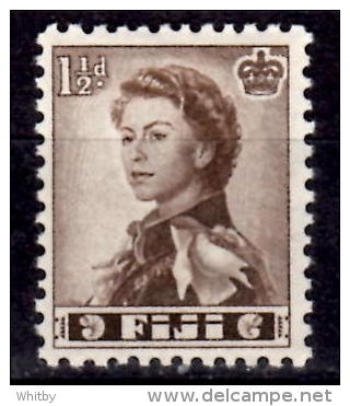 Fiji 1962 1 1/2d Queen Elizabeth II Issue #165 - Fiji (...-1970)