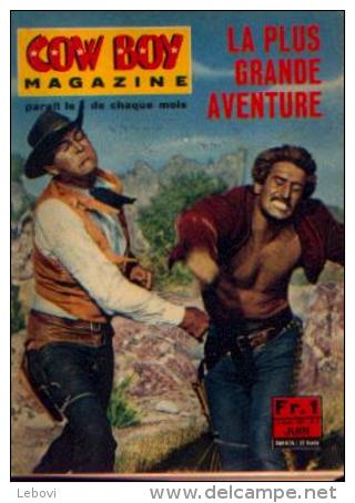 CINE-ROMAN « COW BOY MAGAZINE » N° 6 - 6/1965 - Cinéma / TV