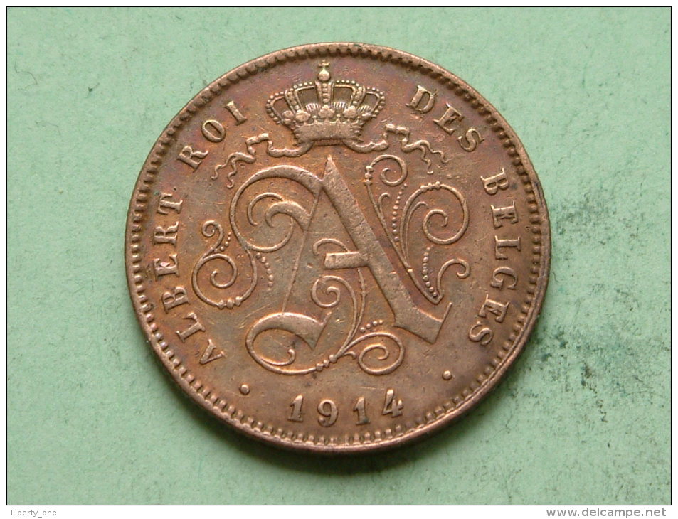 1914 FR - 2 CENT / Morin 314 ( Uncleaned Coin / For Grade, Please See Photo ) !! - 2 Centimes