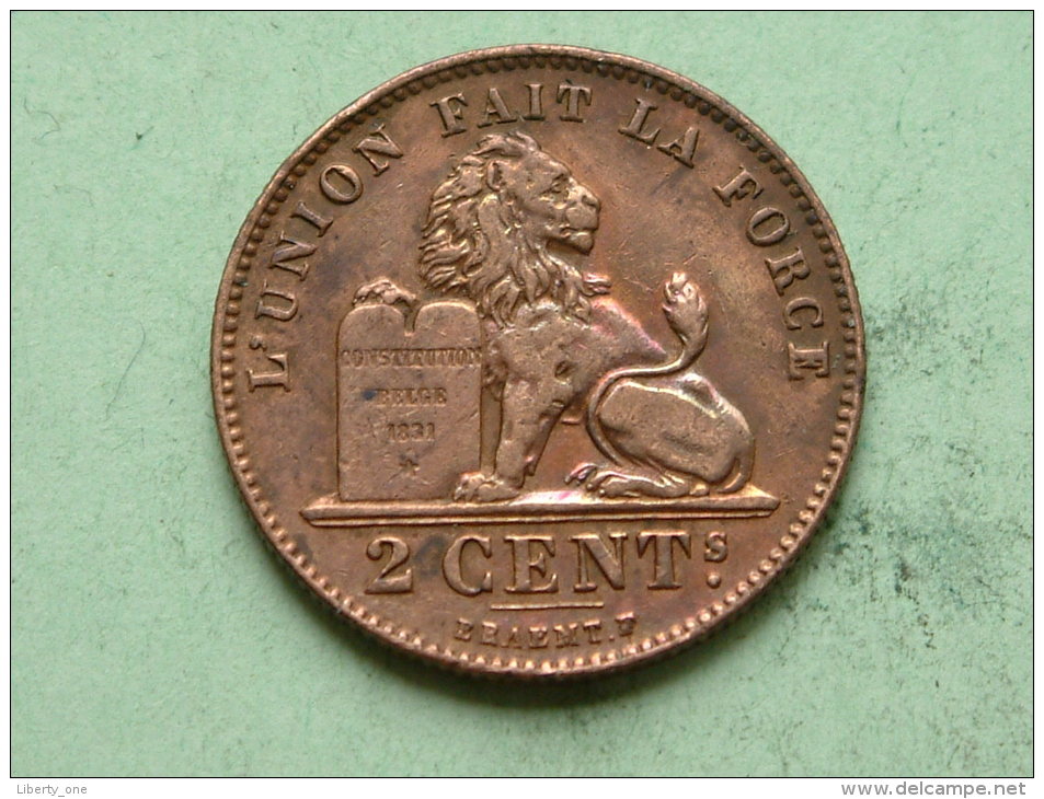 1914 FR - 2 CENT / Morin 314 ( Uncleaned Coin / For Grade, Please See Photo ) !! - 2 Centimes