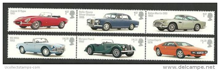 Great Britain 2013   Auto Legends  Serie 6w  Postfris/mnh/neuf - Neufs