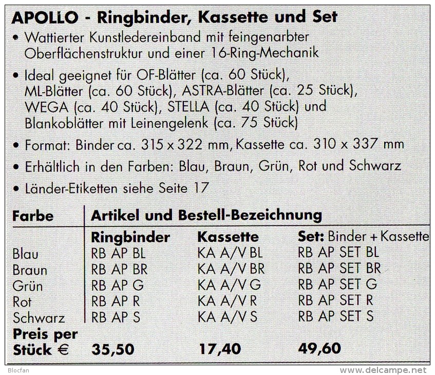 Teil 10 Vordruck-Album Deutschland 2005-2009 neu 186€ KABE BI-collect ohne Falz einzeln für Komplett-Album BRD 1949/09