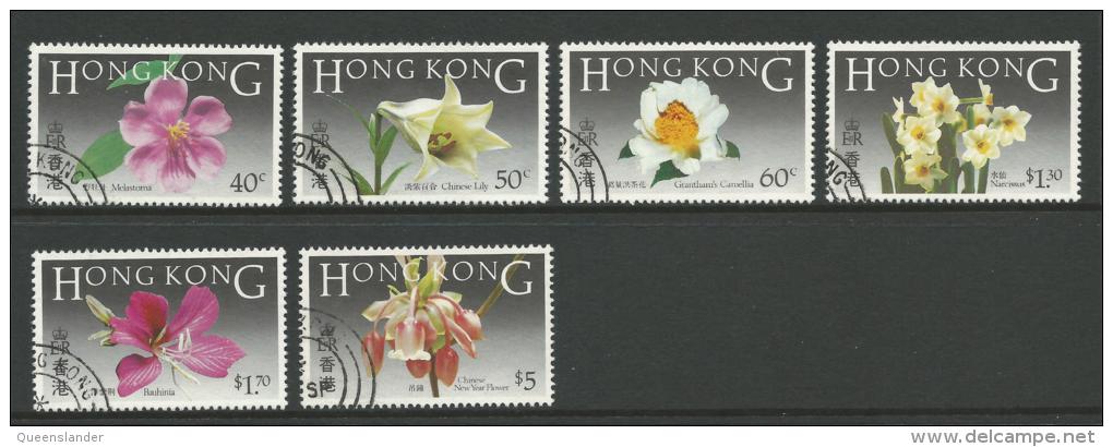 1985 Native Flowers   Set Of  6  SG No´s 497/502  As Issued Complete  Very Fine Used Lovely - Used Stamps