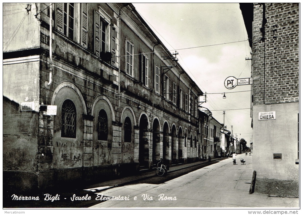 Pavia Mezzana Bigli Scuole Elementari E Via Roma - Pavia