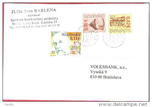 Slovakia Cover 2011 ... BA454 - Covers & Documents