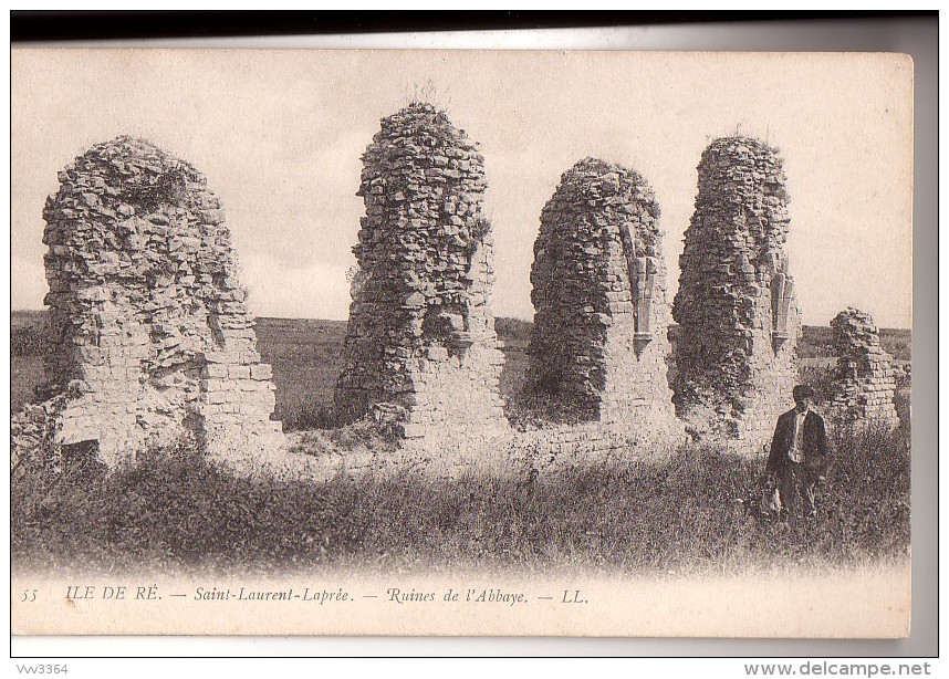 ILE DE RE: Saint-Laurent Laprèe. Ruines De L'Abbaye - Ile De Ré