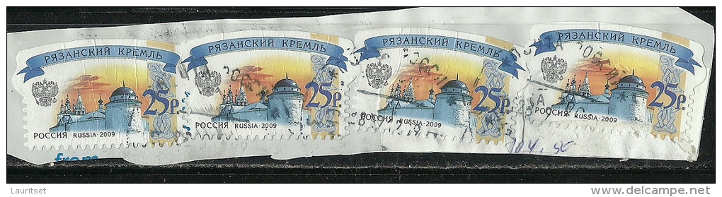 RUSSLAND RUSSIA Russie 2009 Rjazan Kreml Kirche Church O - Used Stamps