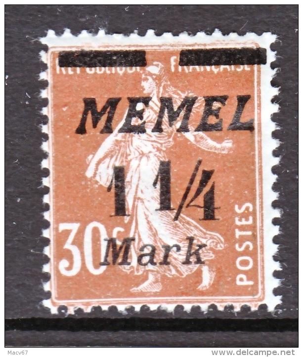 Memel  63  * - Unused Stamps