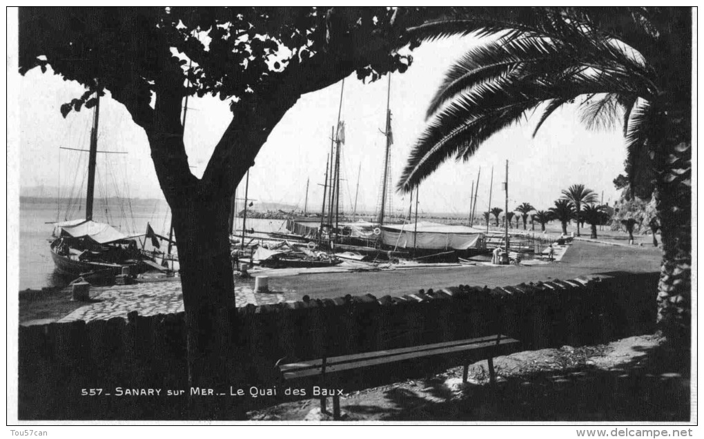 SANARY SUR MER - VAR (83) - PEU COURANTE CPA DE 1934. - Sanary-sur-Mer