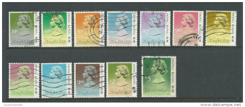 1987 Queens Head Definitives Selection Of Used Values To $5  Value Here - Used Stamps