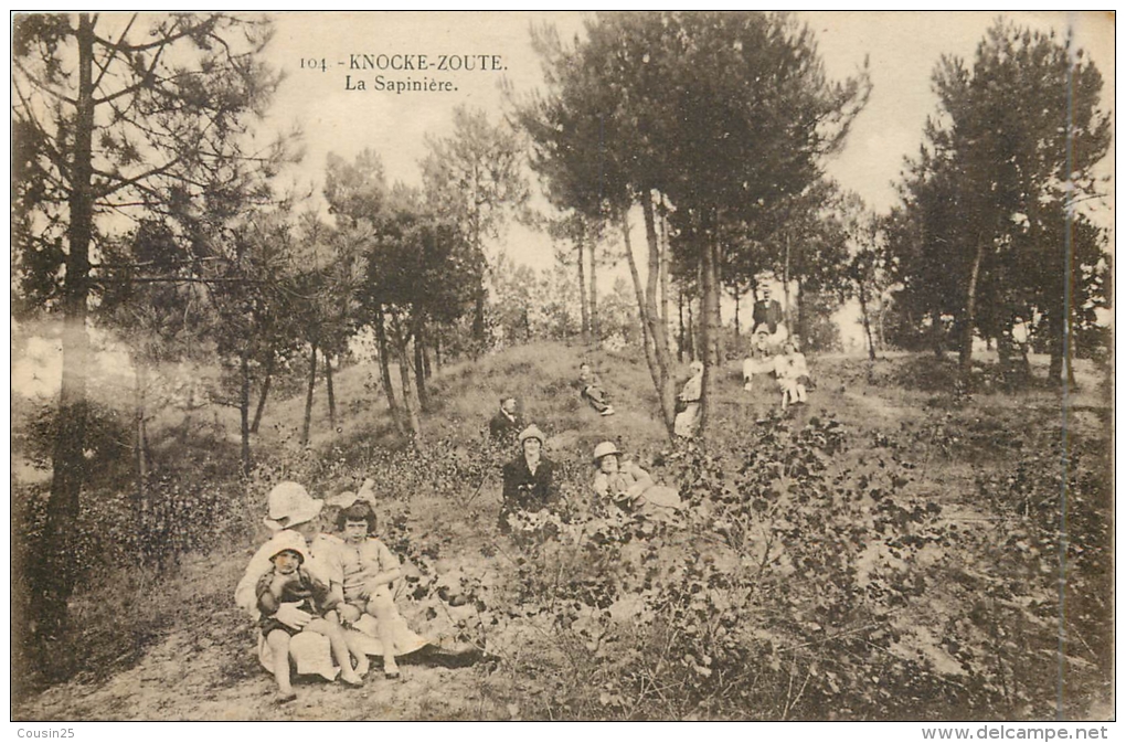 BELGIQUE - KNOCKE-ZOUTE - La Sapinière - Knokke