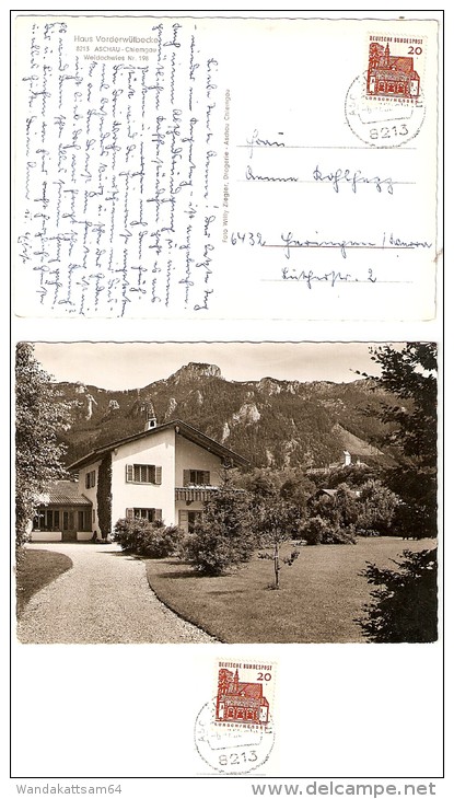 AK Haus Vorderwüllbecke 8213  ASCHAU - Chiemgau Weidachswies Nr. 198 -6.-7.69 8213 ASCHAU CHIEMGAU - Rosenheim