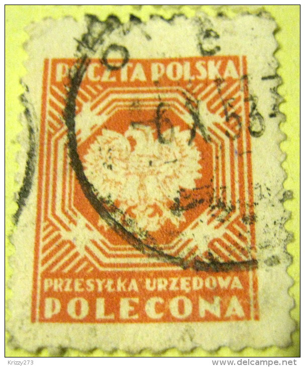 Poland 1954 Official Stamp 1.55zl - Used - Dienstzegels