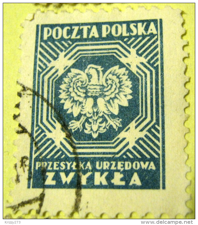 Poland 1954 Official Stamp 60gr - Used - Service