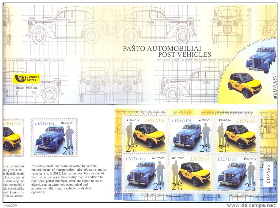 2013. Lithuania, Europa 2013, Booklet, Mint/** - 2013