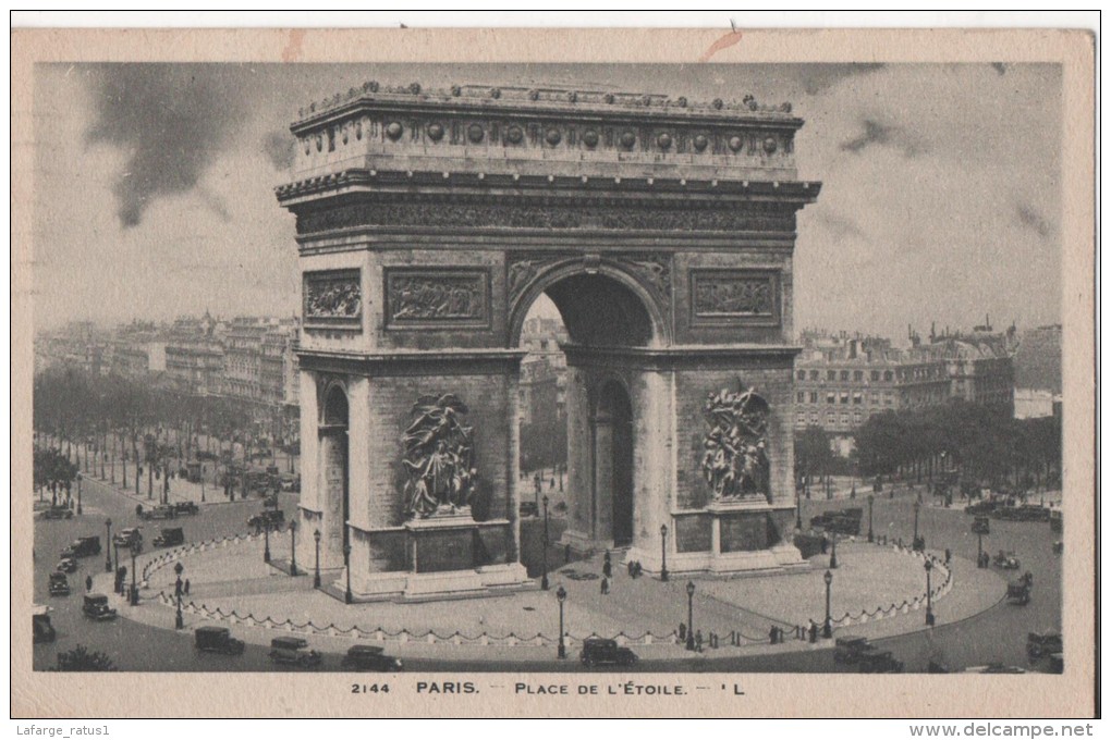 PARIS  PLACE DE L ETOILE - Squares