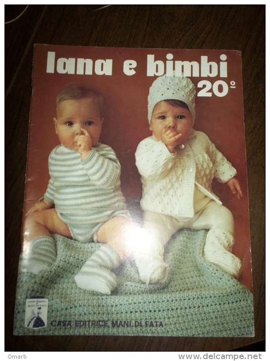 Lib203 Lana E Bimbi, Casa Editrice Mani Di Fata, Lavori Femminili, Maglia Uncinetto Traforato, Vintage Anni '70, Vestiti - Huis En Keuken