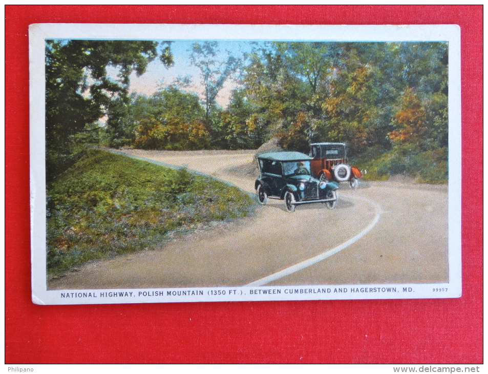 National Highway Polish Mountain Cumberland & Hagerstown MD Not Mailed ---  Ref  1041 - Hagerstown