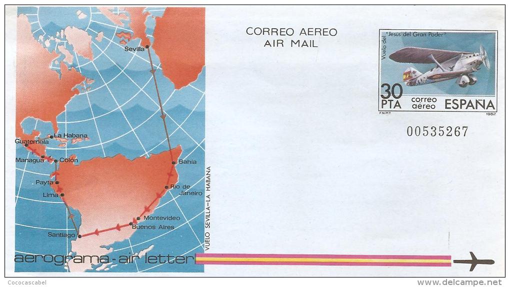 España/Spain -Aerograma - Edifil 204 (MNH/**) - 1931-....