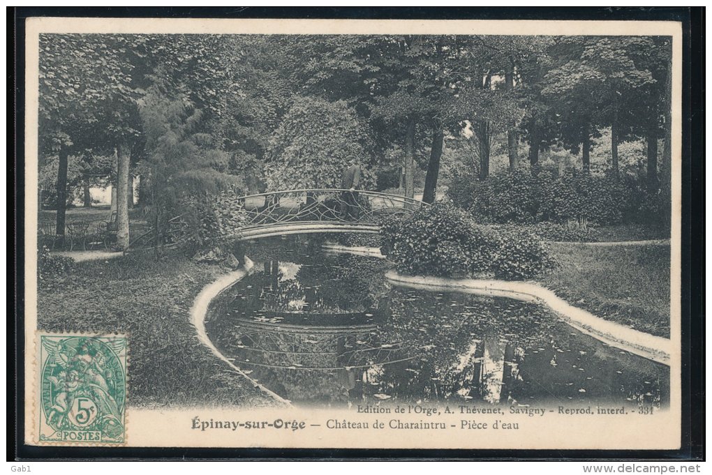 91 -- Epinay - Sur - Orge -- Chateau De Charaintru -- Piece D'eau - Epinay-sur-Orge