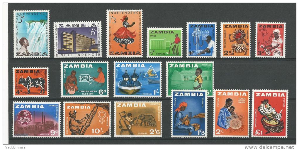 Zambie: 1/ 17 ** - Zambie (1965-...)