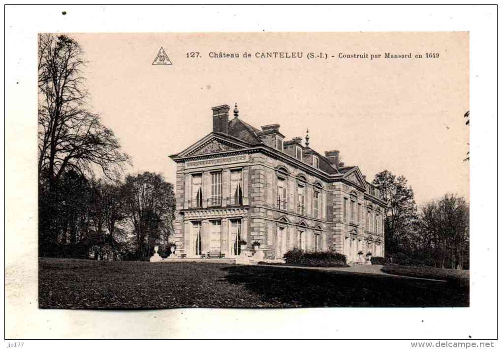 Canteleu Jolie Vue Du Chateau Avec Une Facade Laterale En Premier Plan - Canteleu