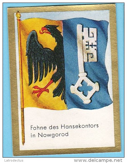 Historische Fahnen - 1932 - 45. Fahne Des Hansekontors In Nowgorod - Autres Marques