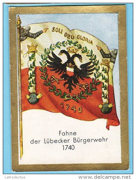 Historische Fahnen - 1932 - 48. Fahne Der Lübecker Bürgerwehr 1740 - Autres Marques