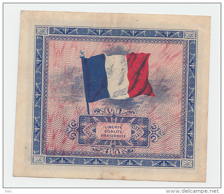 France 10 Francs 1944 VF++ CRISP Banknote P 116 - 1944 Drapeau/Francia