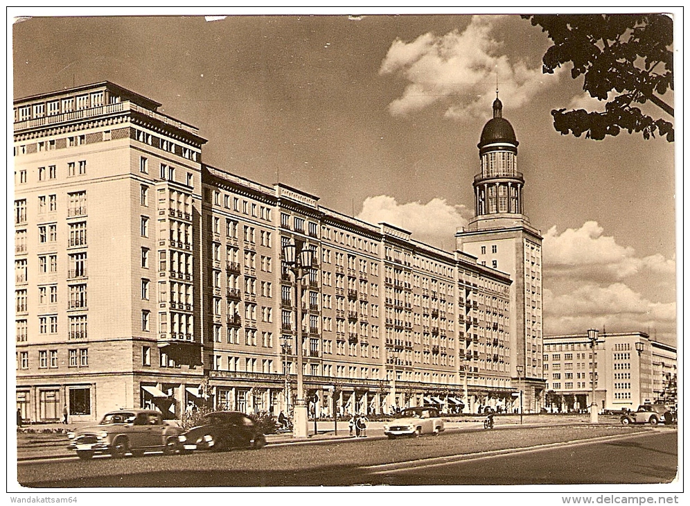 AK 15604 Berlin Hauptstadt Der Deutschen Demokratischen Republik Karl-Marx-Allee 14.12.64-24 BERLIN Werbestempel INTERFL - Pankow