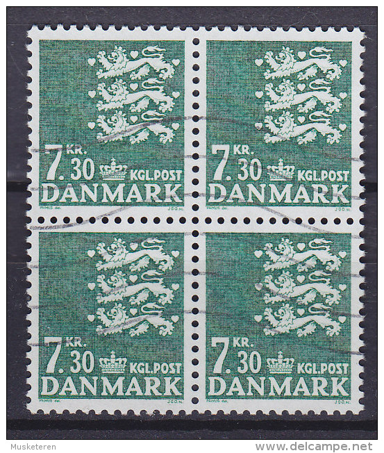 Denmark 1989 Mi. 939     7.30 Kr Small Arms Of State Kleines Reichswaffen 4-Block !! - Blocs-feuillets