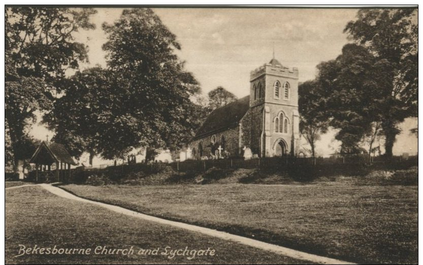 Frith's Series Postcard - Bekesbourne Church And Lychgate - Other & Unclassified