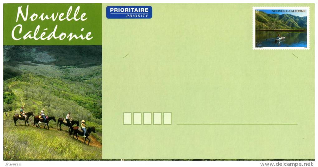 PAP De 2001 Avec Timbre Et Illust. "Tribu D´Aléou, Chaîne Centrale" + Carte De Correspondance Assortie - Prêt-à-poster