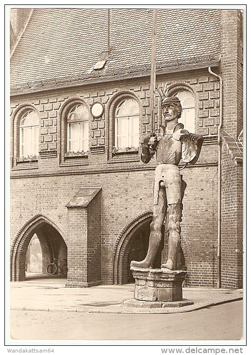 AK 3671 Stendal Roland Vor Dem Rathaus 1525 31.-5.78-17 STENDAL 1 25 JAHRE ALTMARK-ENSEMBLE DER DEUTSCHEN POST - Stendal