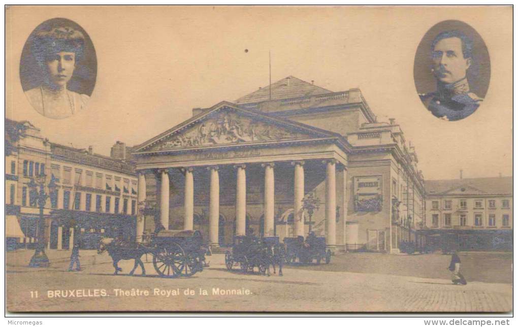 BRUXELLES - Théâtre Royal De La Monnaie - Carte-photo - Transport (sea) - Harbour