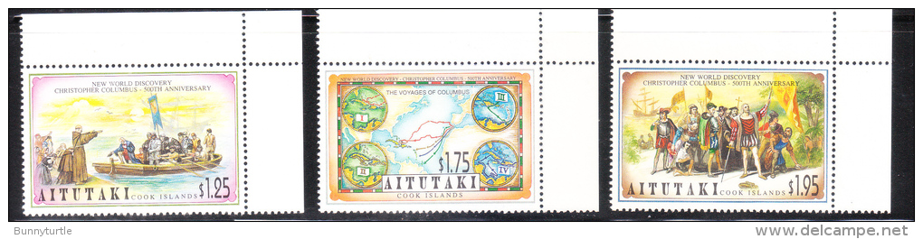 Aitutaki 1992 Discovery Of America 500th Anniversary MNH - Aitutaki