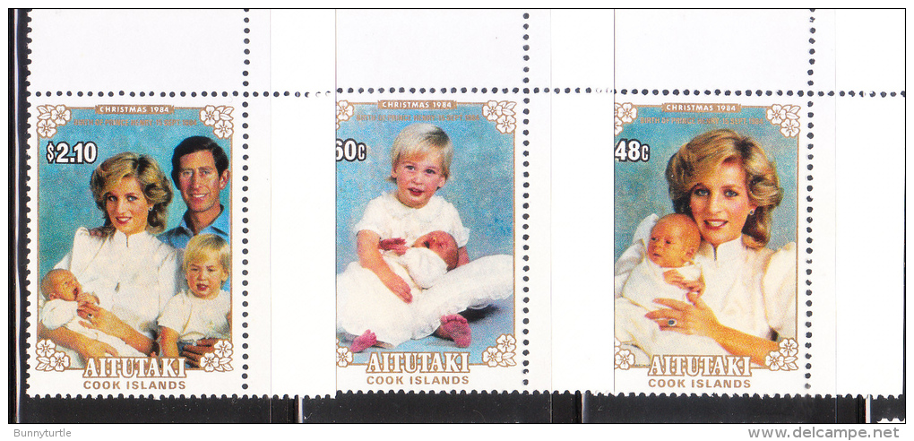 Aitutaki 1984 Christmas Birth Of Prince Henry MNH - Aitutaki