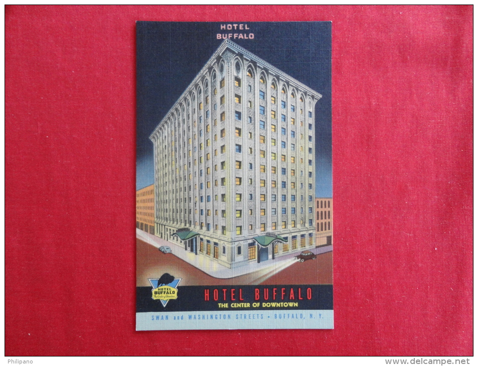 - New York > Buffalo  Night View Hotel Buffal Linen Not Mailed --  Ref  1042 - Buffalo
