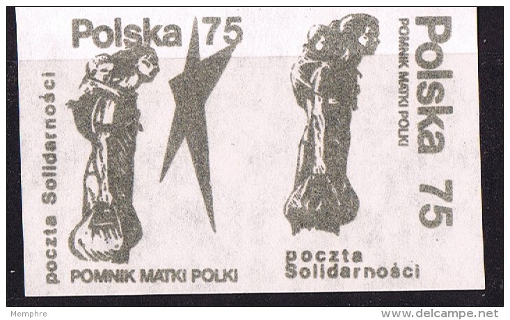 Monument To Polish Mother - Viñetas Solidarnosc