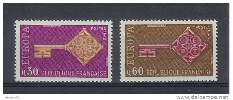 Europa 1968 - France - Yvert & Tellier N° 1556/57 - Neuf - 1968