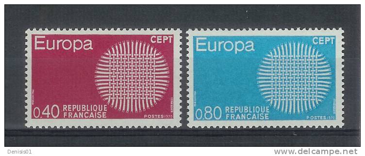 Europa 1970 - France - Yvert & Tellier N° 1637/38 - Neuf - 1970