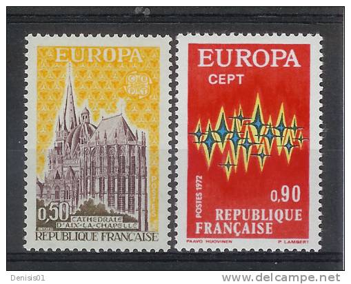 Europa 1972 - France - Yvert & Tellier N° 1714/15 - Neuf - 1972